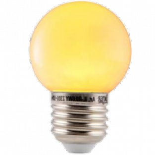 LED E27 1 Watt Geel